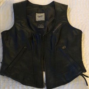 Harley Davidson leather vest